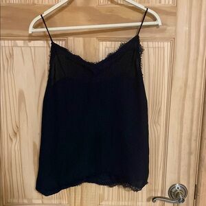Zara Black Lace Cami Top